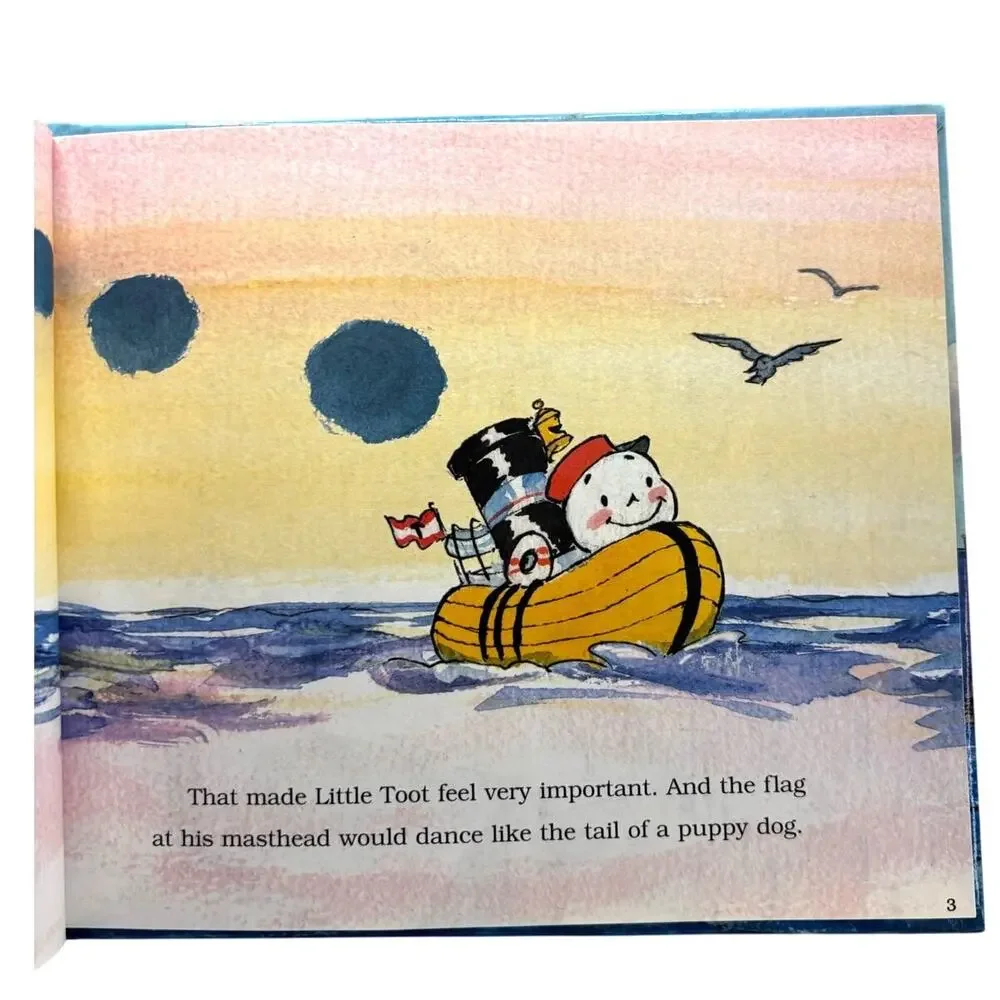 Vintage 2000 Little Toot Book by Hardie Gramatky, Reprint of 1939 Classic, HC